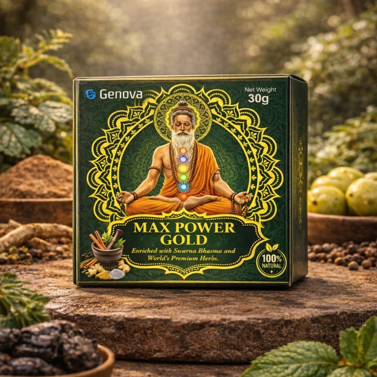 Max Power Gold- 60 GM  (30 GM x 2)