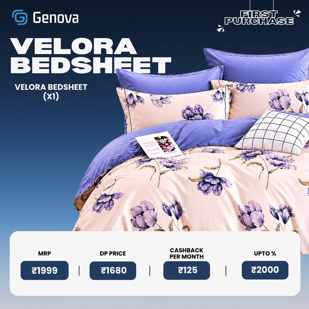 Velora Bedsheet 1st Purchase